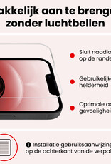NoXx NoXx iPhone 16E Hoesje Siliconen Met Screenprotector Met Dichte Notch - Lichtroze