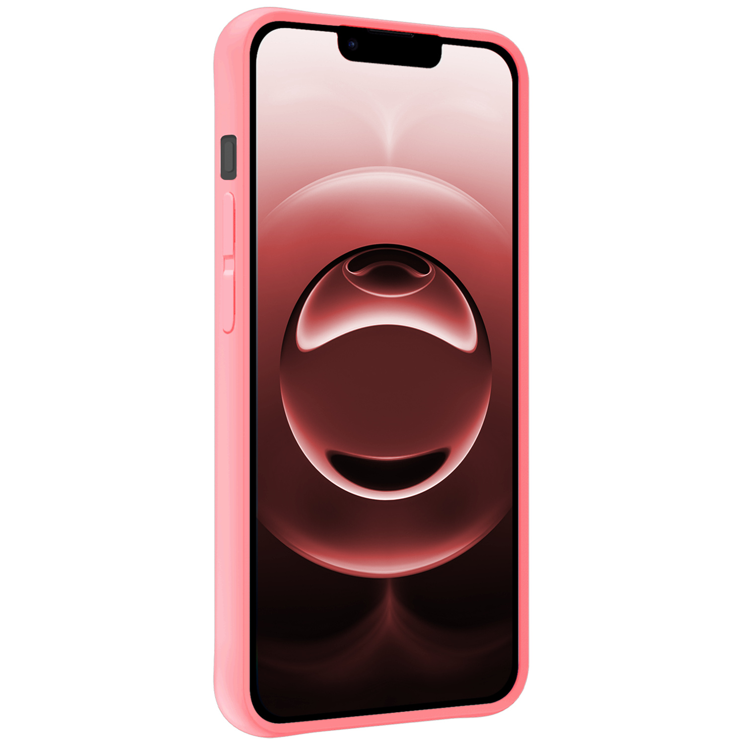 NoXx NoXx iPhone 16E Hoesje Siliconen Met Screenprotector Met Dichte Notch - Lichtroze