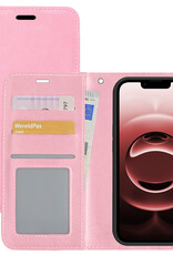 NoXx NoXx iPhone 16E Hoesje Bookcase - Lichtroze