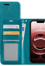 NoXx NoXx iPhone 16E Hoesje Bookcase - Turquoise