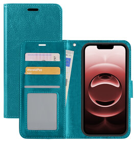NoXx NoXx iPhone 16E Hoesje Bookcase - Turquoise