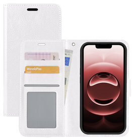 NoXx NoXx iPhone 16E Hoesje Bookcase - Wit