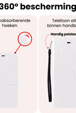 NoXx NoXx iPhone 16E Hoesje Bookcase - Wit