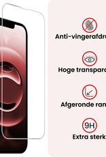 NoXx NoXx iPhone 16E Hoesje Bookcase Met 2x Screenprotector - Donkerblauw