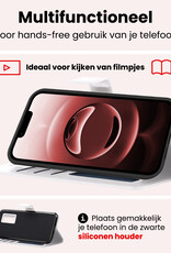 NoXx NoXx iPhone 16E Hoesje Bookcase Met 2x Screenprotector - Wit