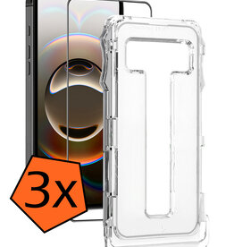 Nomfy Nomfy iPhone 16E Hybrid Screenprotector - 3 PACK