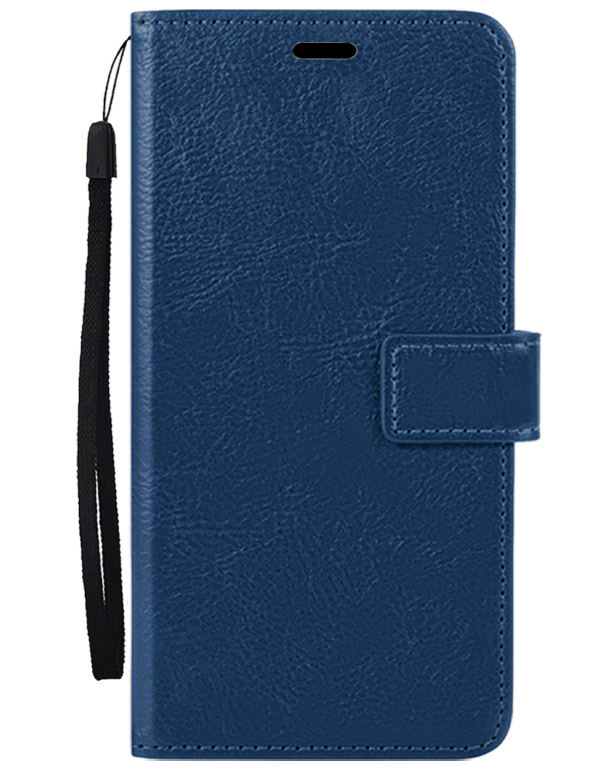 Nomfy Nomfy iPhone 16E Hoesje Bookcase - Donkerblauw