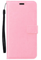 Nomfy Nomfy iPhone 16E Hoesje Bookcase - Lichtroze