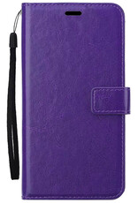 Nomfy Nomfy iPhone 16E Hoesje Bookcase - Paars
