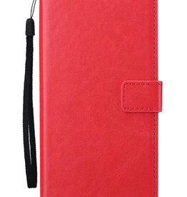 Nomfy Nomfy iPhone 16E Hoesje Bookcase - Rood