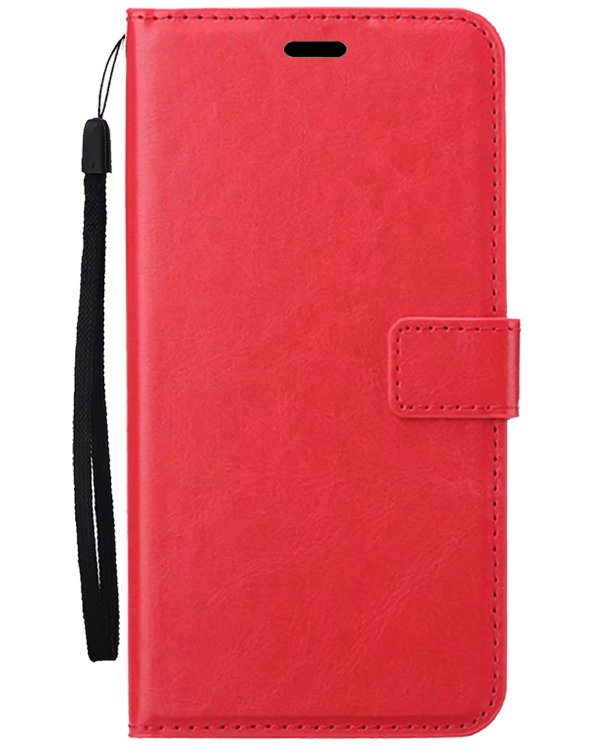 Nomfy Nomfy iPhone 16E Hoesje Bookcase - Rood