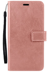 Nomfy Nomfy iPhone 16E Hoesje Bookcase - Rose Goud