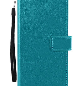 Nomfy Nomfy iPhone 16E Hoesje Bookcase - Turquoise