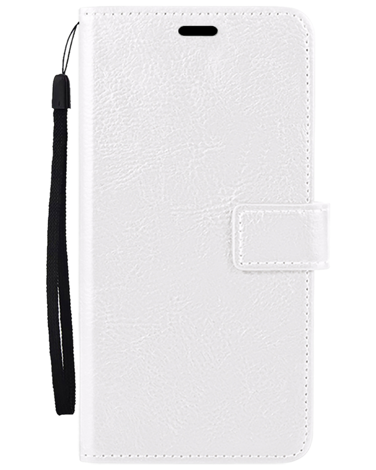 Nomfy Nomfy iPhone 16E Hoesje Bookcase - Wit