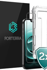 Forterra Forterra iPhone 16E Hybrid Screenprotector - 2 PACK
