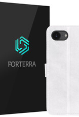 Forterra Forterra iPhone 16E Hoesje Bookcase - Wit