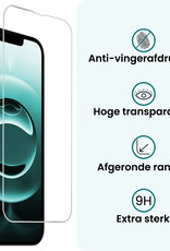 Forterra Forterra iPhone 16E Hoesje Bookcase Met Screenprotector - Donkerblauw