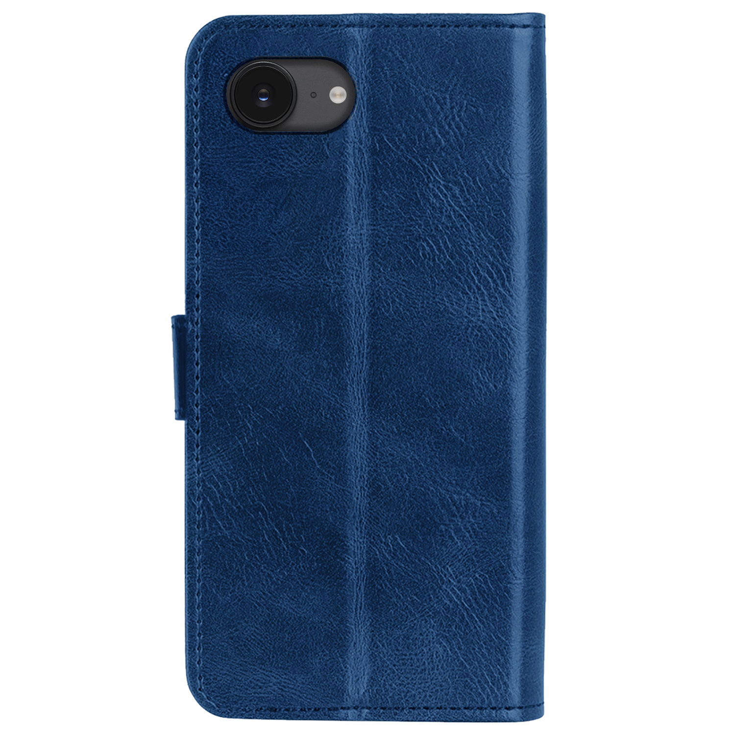 Forterra Forterra iPhone 16E Hoesje Bookcase Met Screenprotector - Donkerblauw