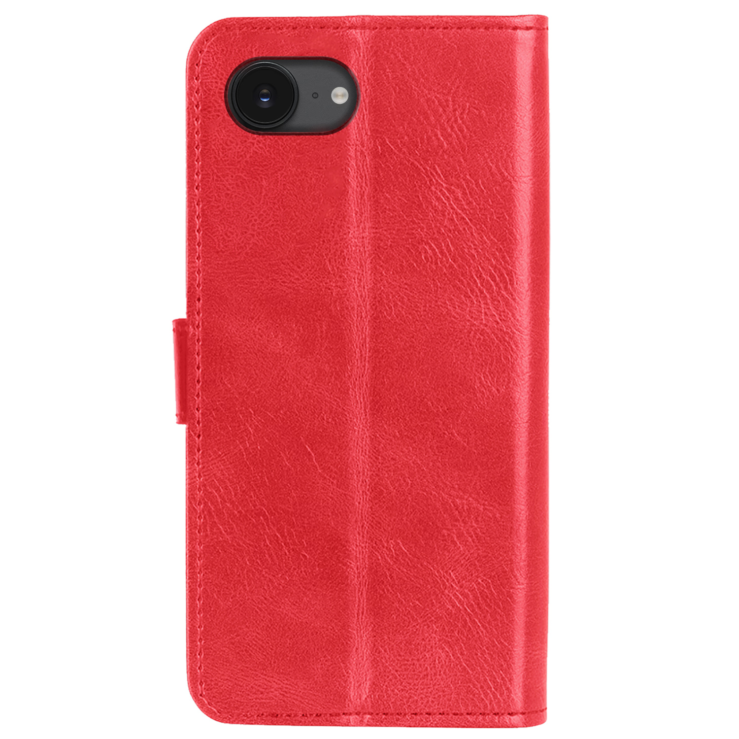 Forterra Forterra iPhone 16E Hoesje Bookcase Met Screenprotector - Rood