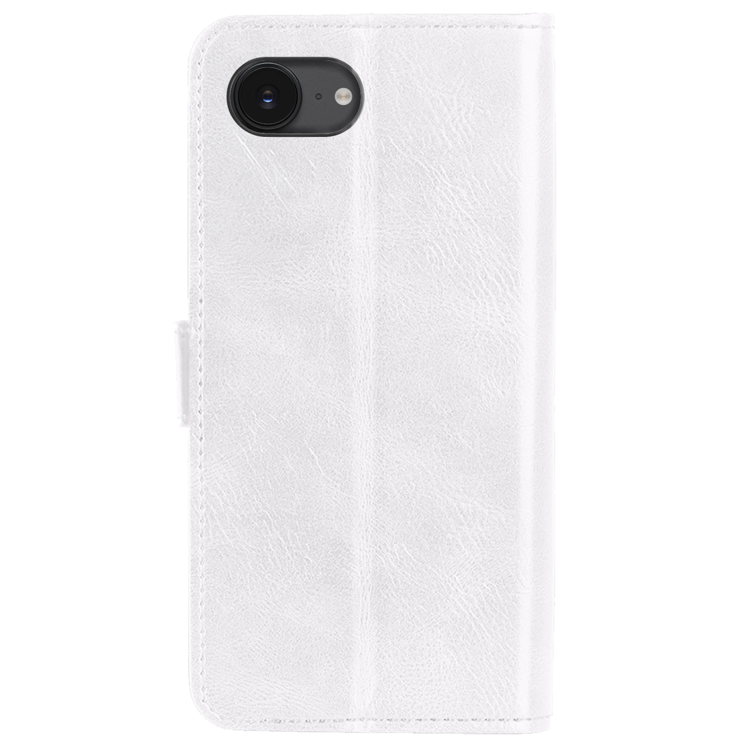 Forterra Forterra iPhone 16E Hoesje Bookcase Met Screenprotector - Wit