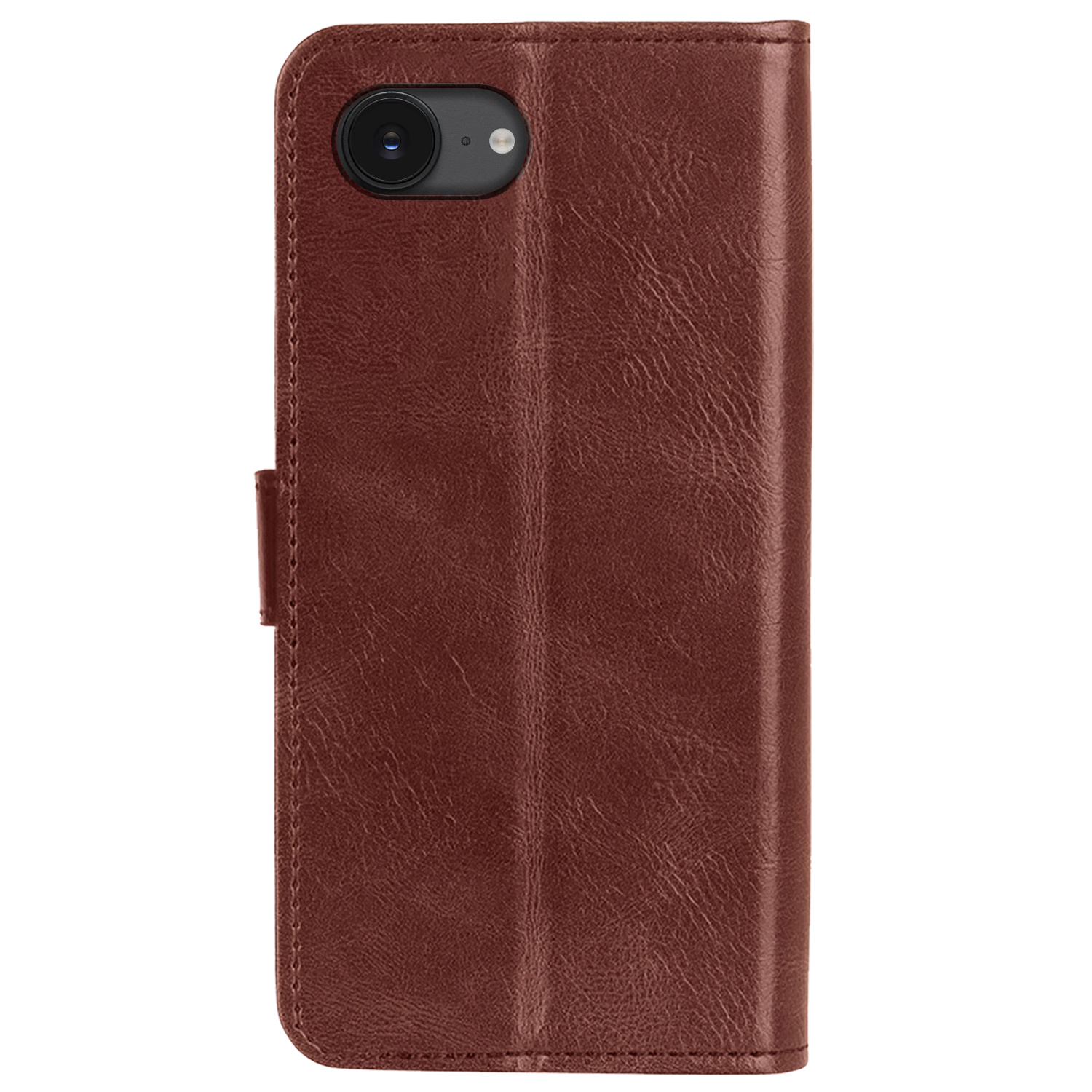 Forterra Forterra iPhone 16E Hoesje Bookcase Met 2x Screenprotector - Bruin