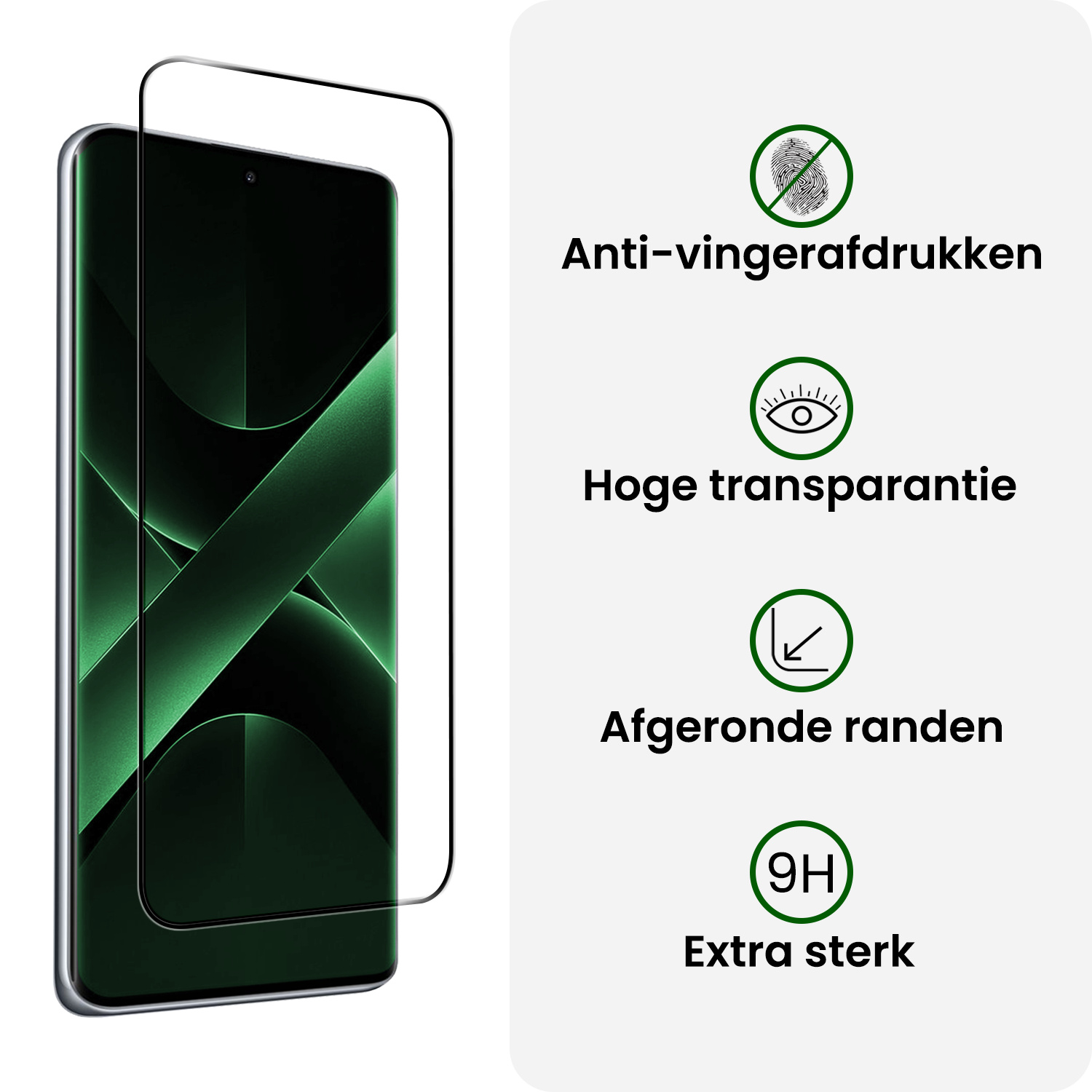 BASEY. BASEY. Xiaomi Poco X7 Screenprotector - 2 PACK