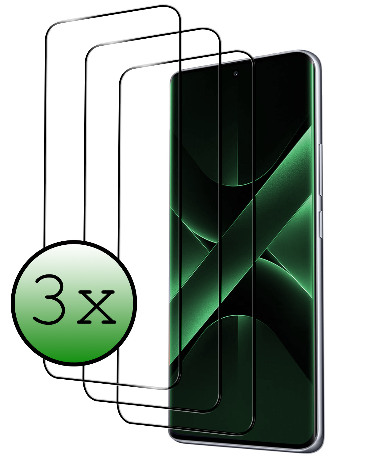 BASEY. BASEY. Xiaomi Poco X7 Screenprotector - 3 PACK