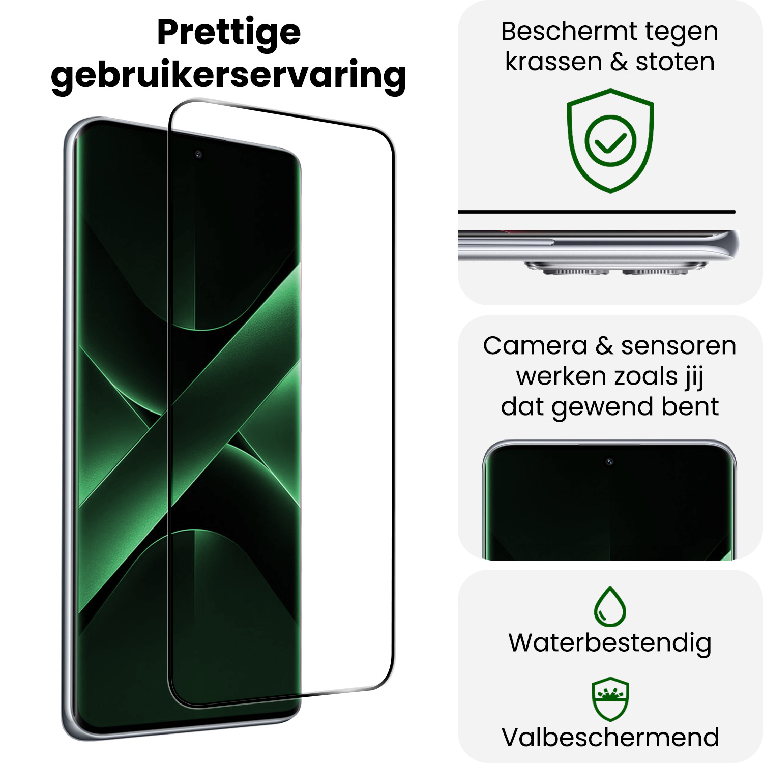 BASEY. BASEY. Xiaomi Poco X7 Screenprotector - 3 PACK