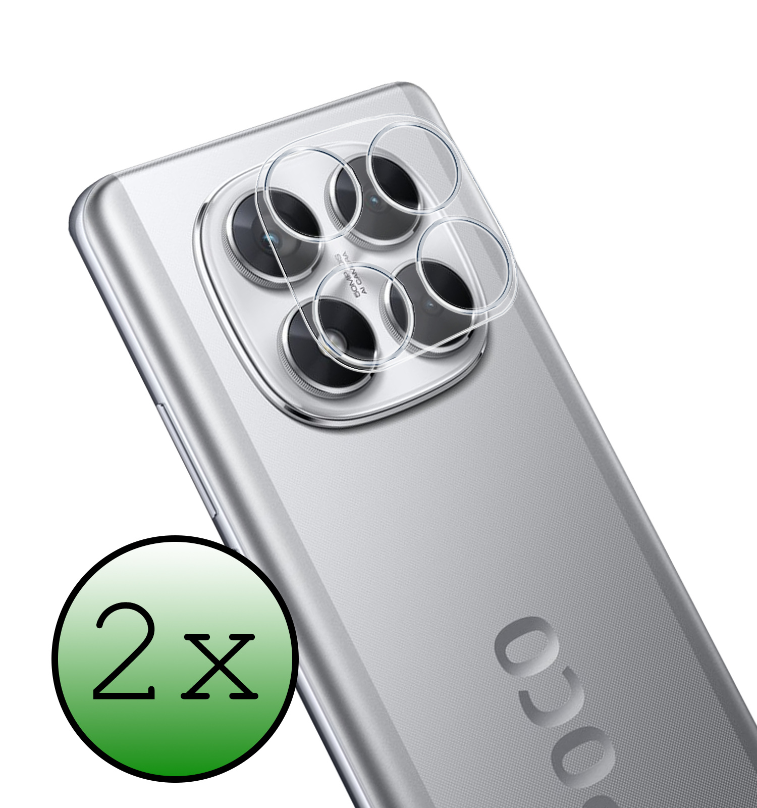 BASEY. BASEY. Xiaomi Poco X7 Camera Screenprotector - 2 PACK