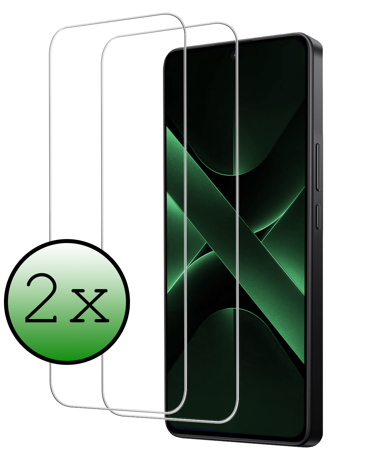 BASEY. BASEY. Xiaomi Poco X7 Pro Screenprotector - 2 PACK