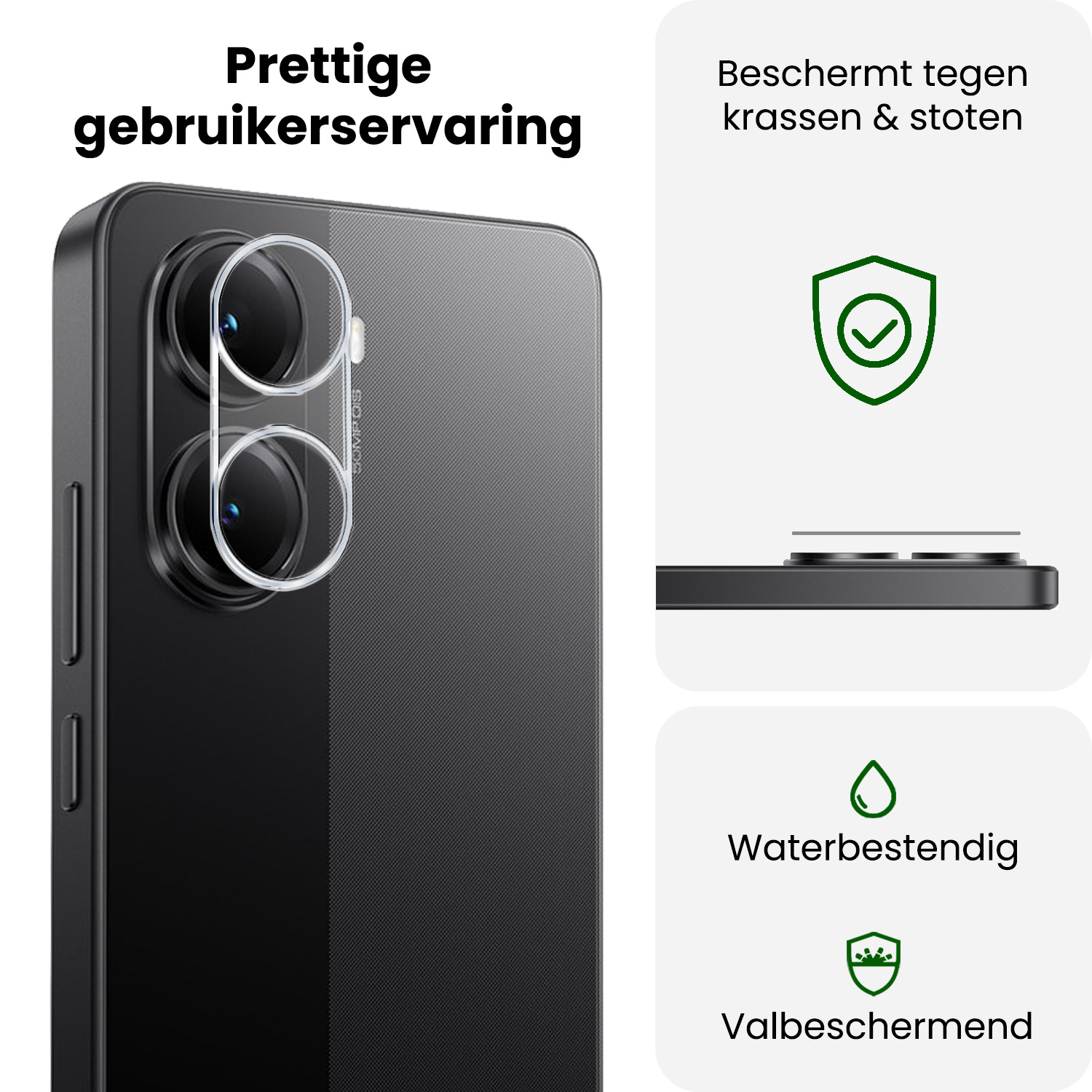 BASEY. BASEY. Xiaomi Poco X7 Pro Camera Screenprotector - 3 PACK