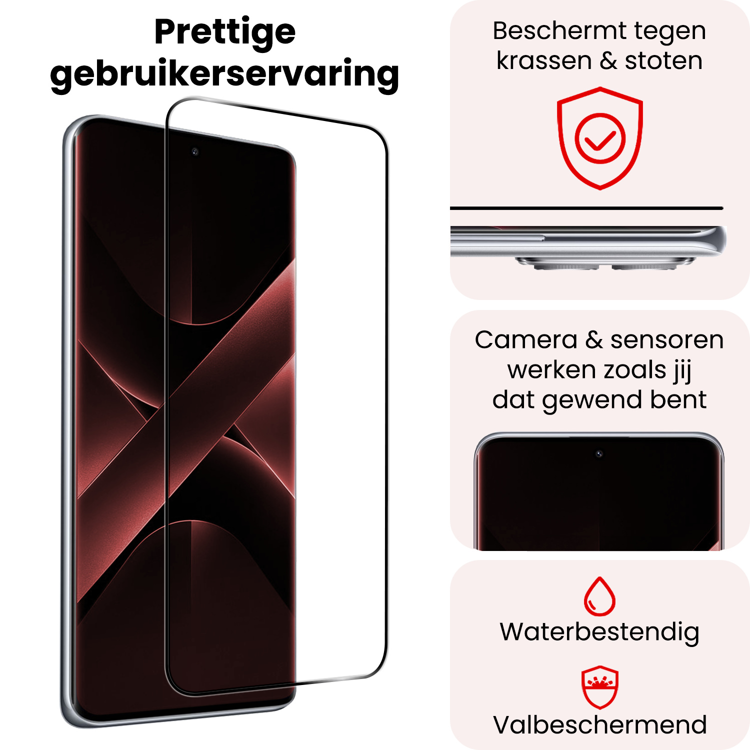 NoXx NoXx Xiaomi Poco X7 Screenprotector - 3 PACK