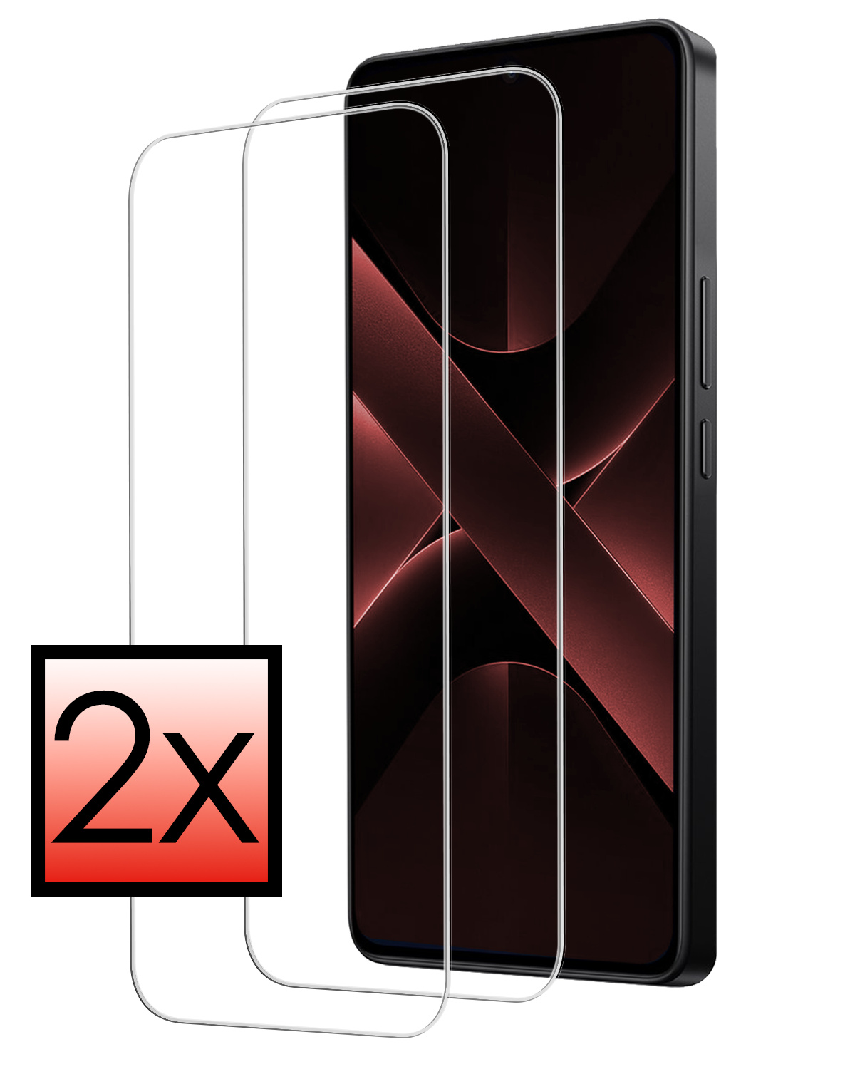 NoXx NoXx Xiaomi Poco X7 Pro Screenprotector - 2 PACK