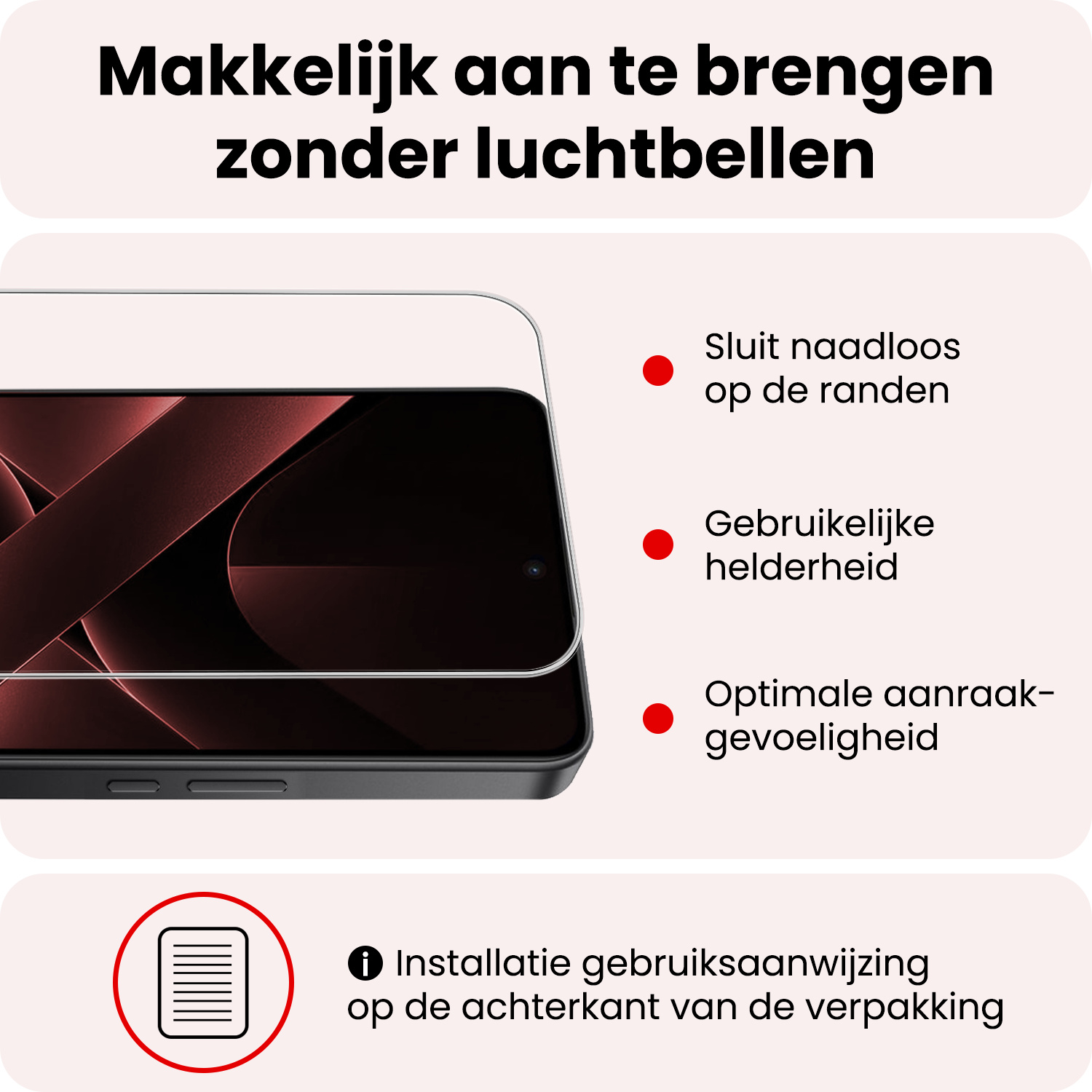 NoXx NoXx Xiaomi Poco X7 Pro Screenprotector - 3 PACK