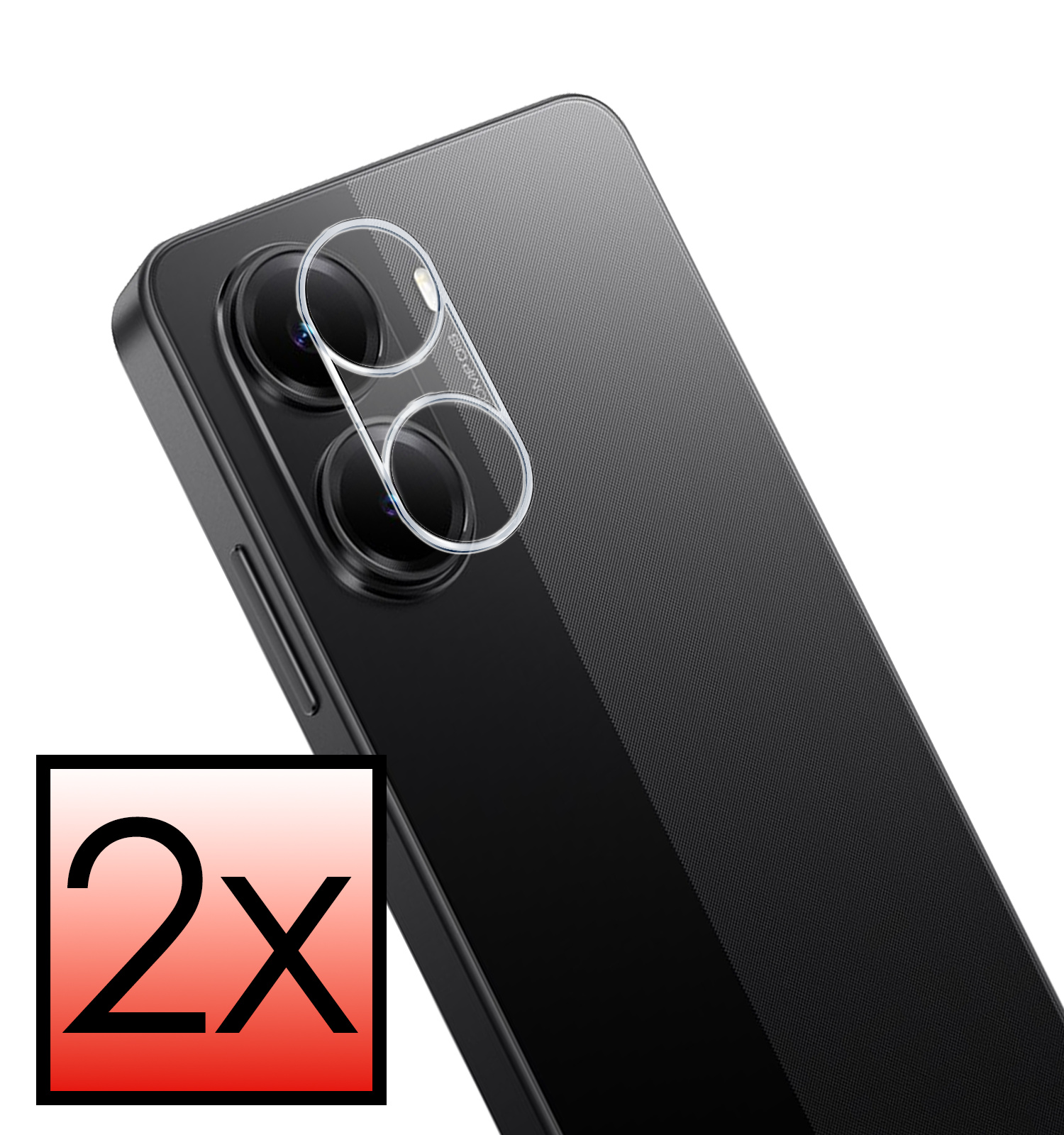NoXx NoXx Xiaomi Poco X7 Pro Camera Screenprotector - 2 PACK