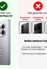 Nomfy Nomfy Xiaomi Poco X7 Screenprotector - 3 PACK