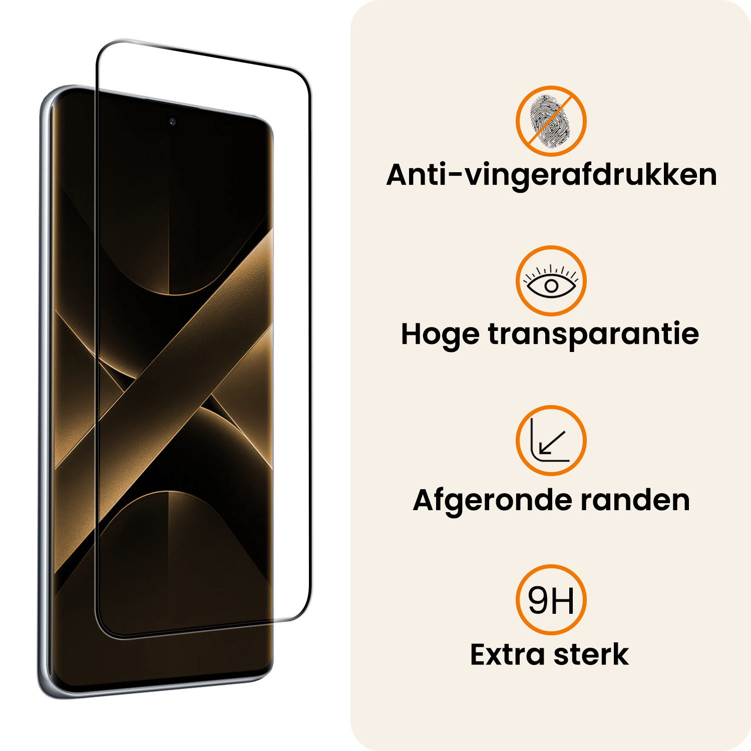 Nomfy Nomfy Xiaomi Poco X7 Screenprotector - 3 PACK