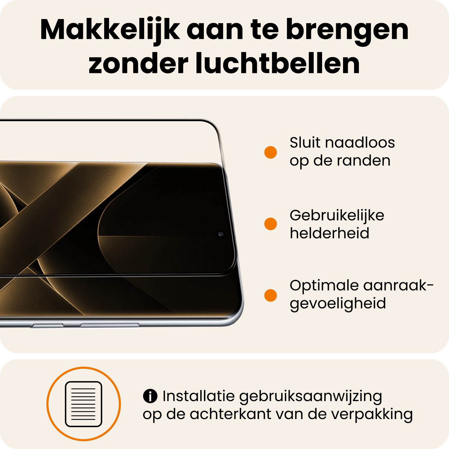 Nomfy Nomfy Xiaomi Poco X7 Screenprotector - 3 PACK