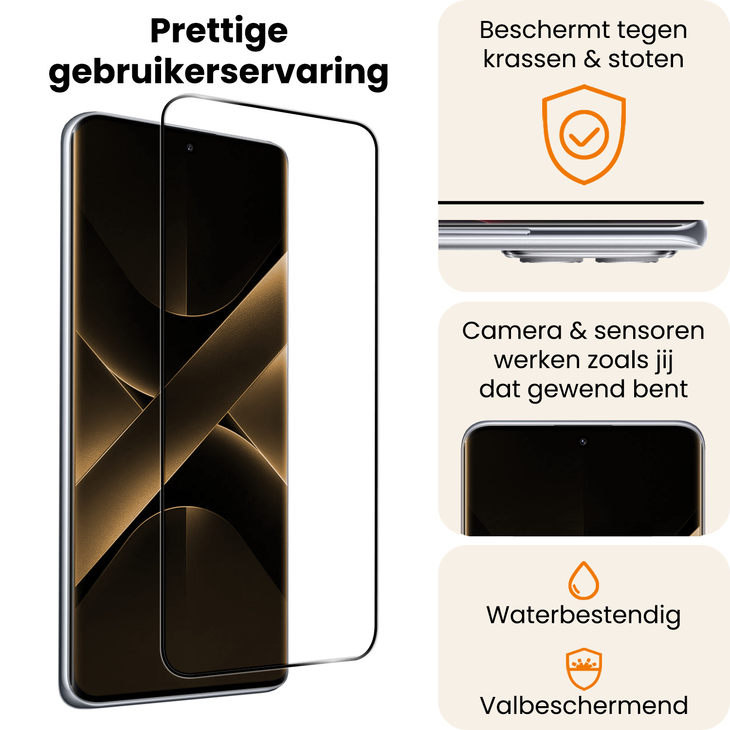 Nomfy Nomfy Xiaomi Poco X7 Screenprotector - 3 PACK
