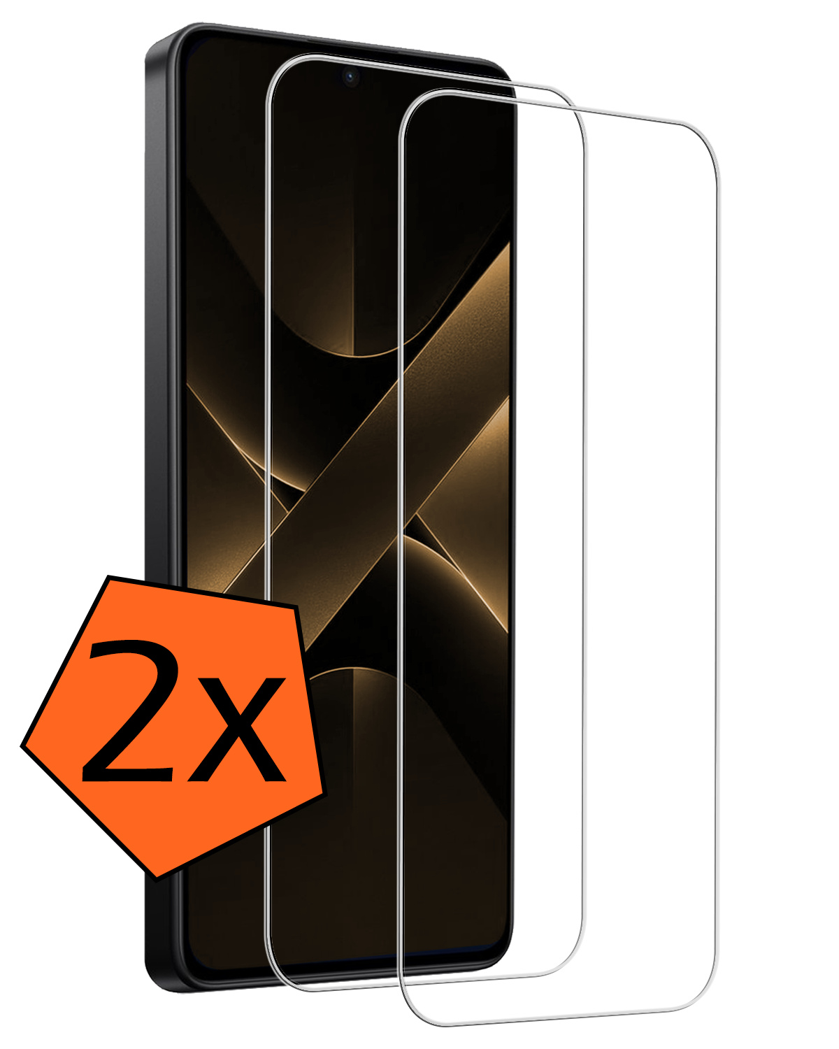 Nomfy Nomfy Xiaomi Poco X7 Pro Screenprotector - 2 PACK