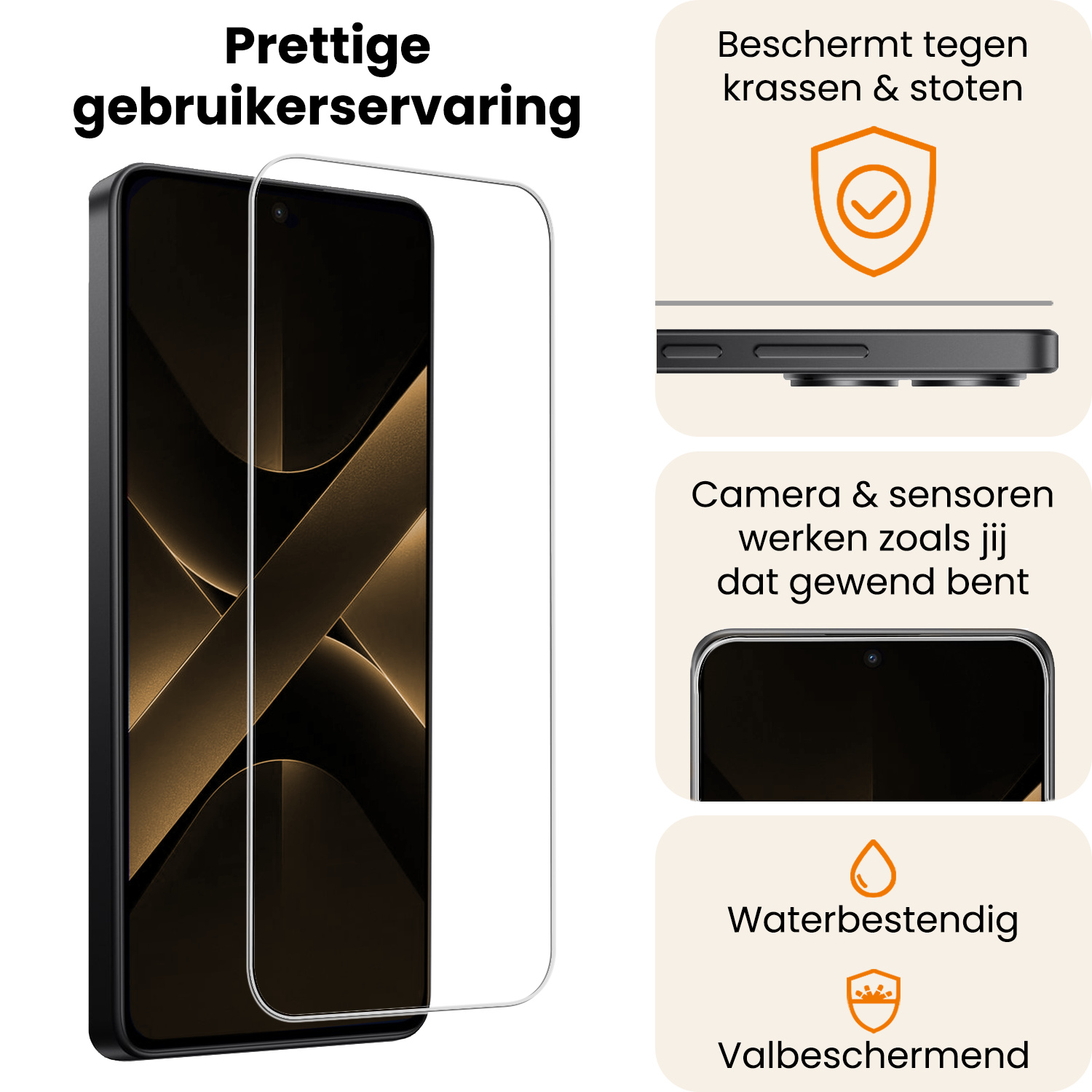 Nomfy Nomfy Xiaomi Poco X7 Pro Screenprotector - 2 PACK