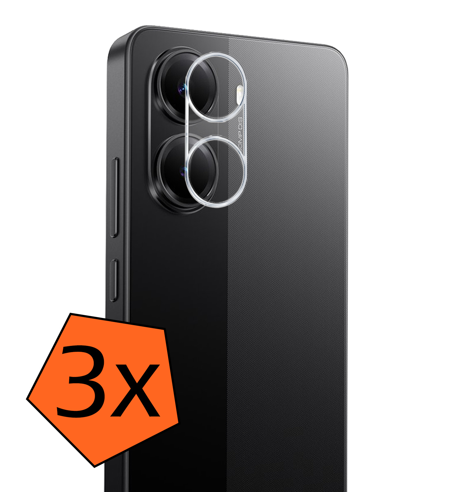 Nomfy Nomfy Xiaomi Poco X7 Pro Camera Screenprotector - 3 PACK