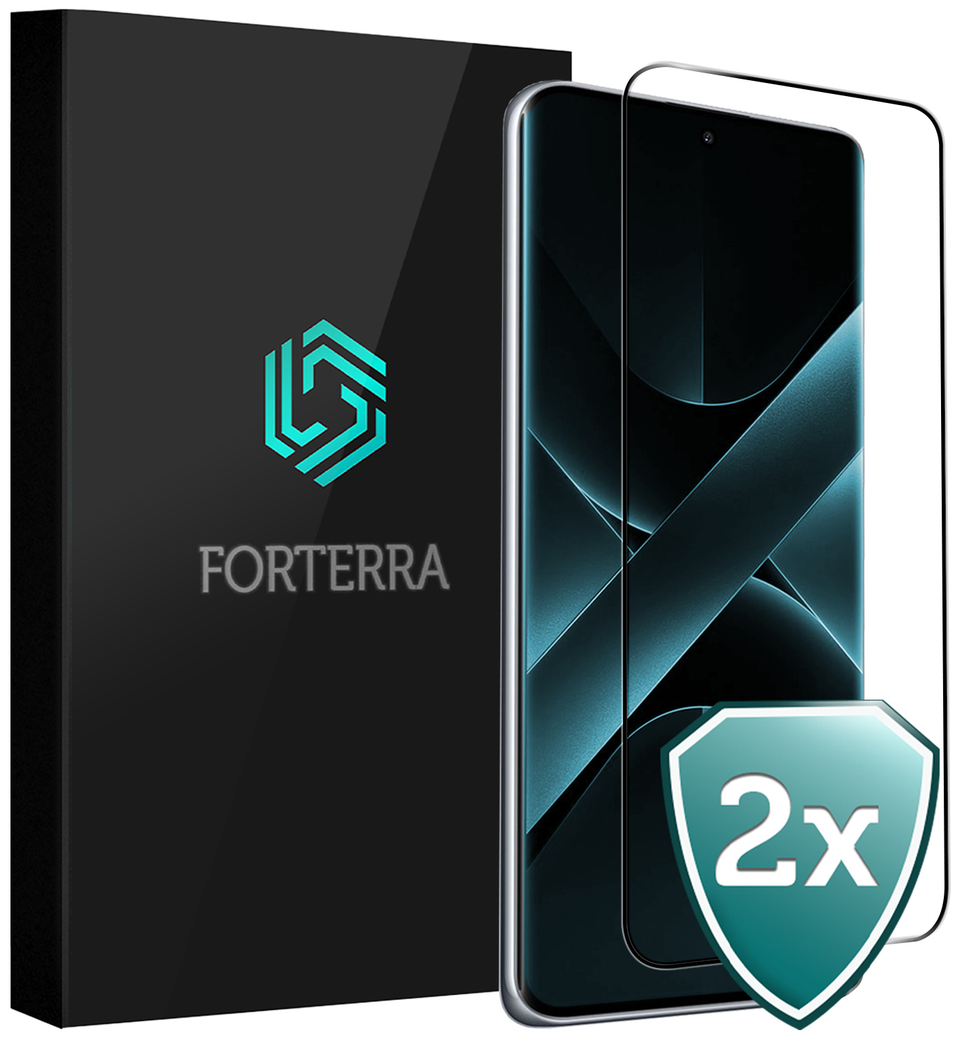 Forterra Forterra Xiaomi Poco X7 Screenprotector - 2 PACK