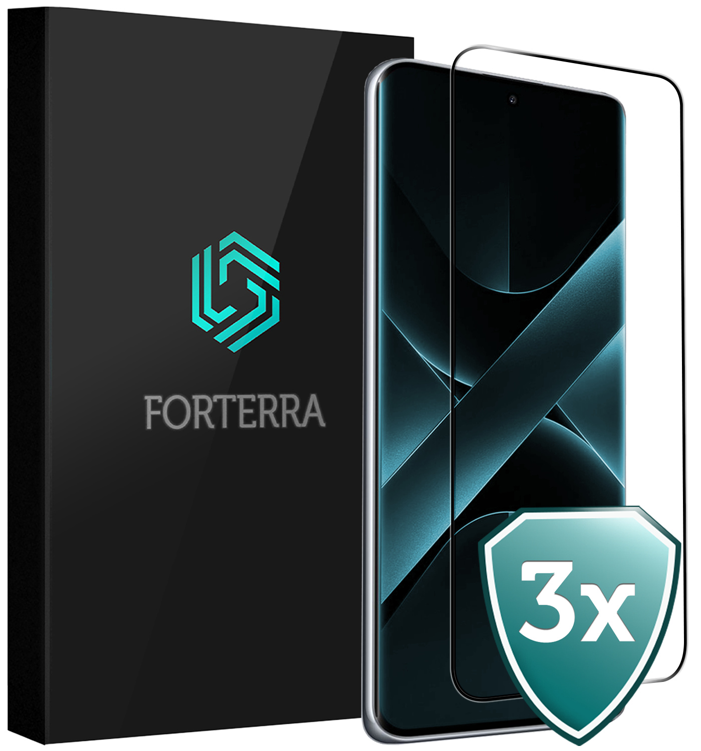 Forterra Forterra Xiaomi Poco X7 Screenprotector - 3 PACK