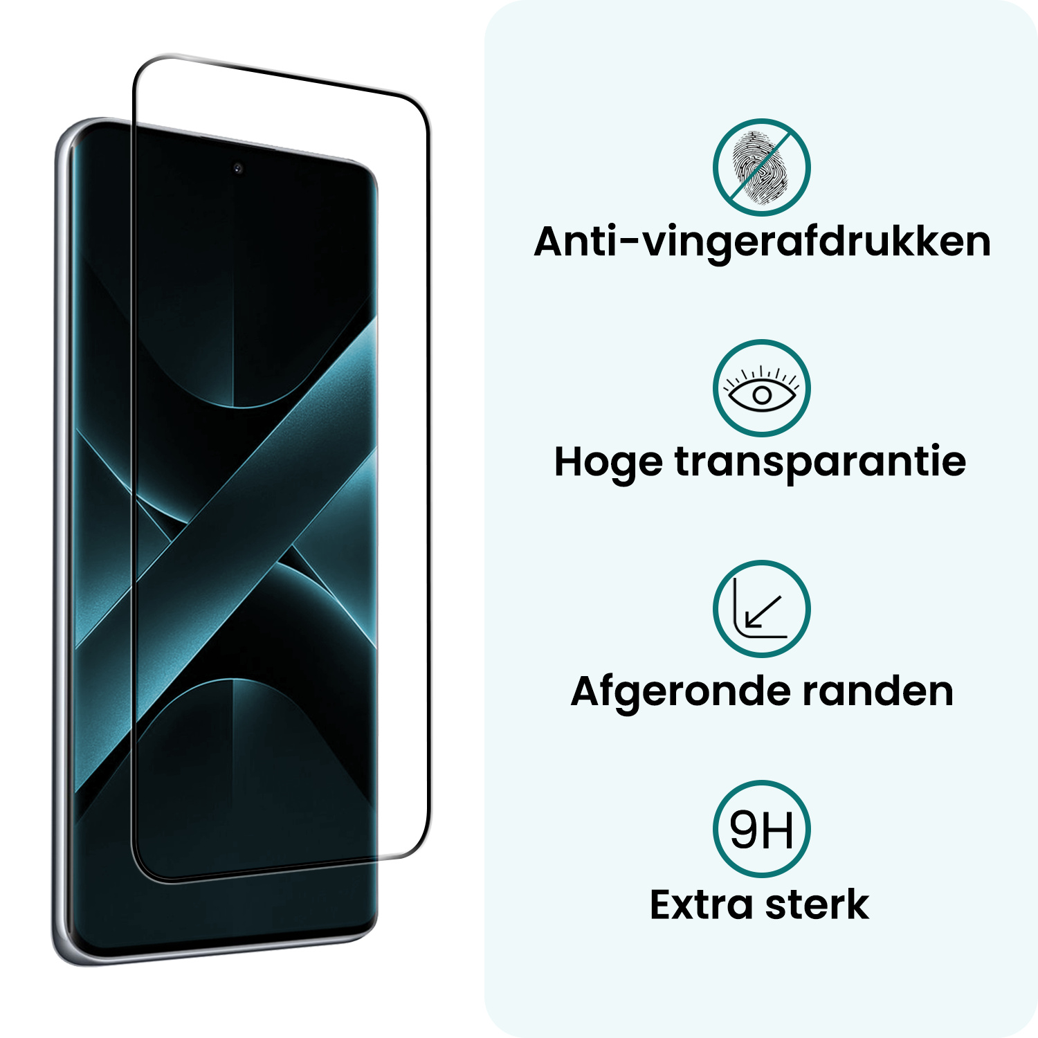 Forterra Forterra Xiaomi Poco X7 Screenprotector - 3 PACK