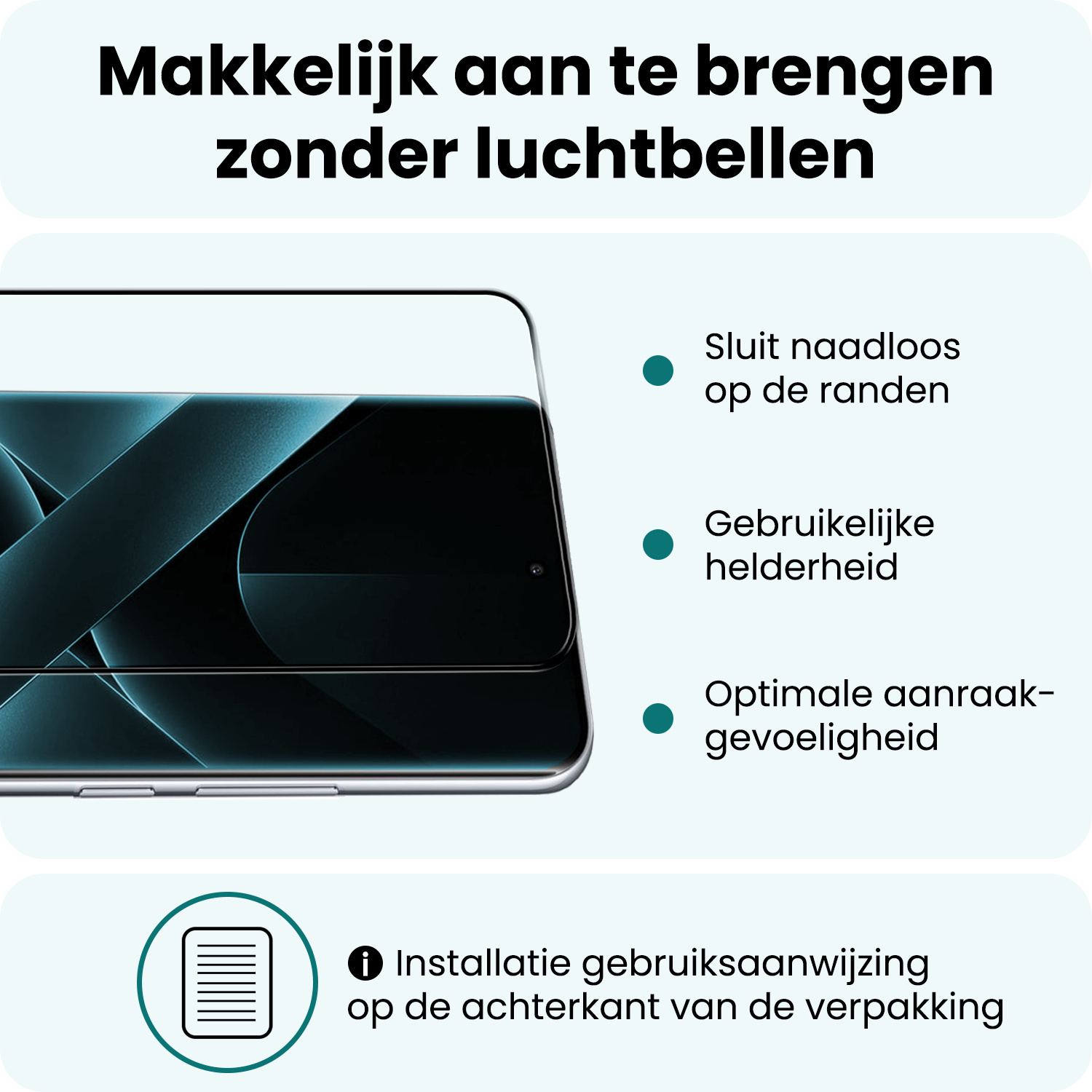 Forterra Forterra Xiaomi Poco X7 Screenprotector - 3 PACK