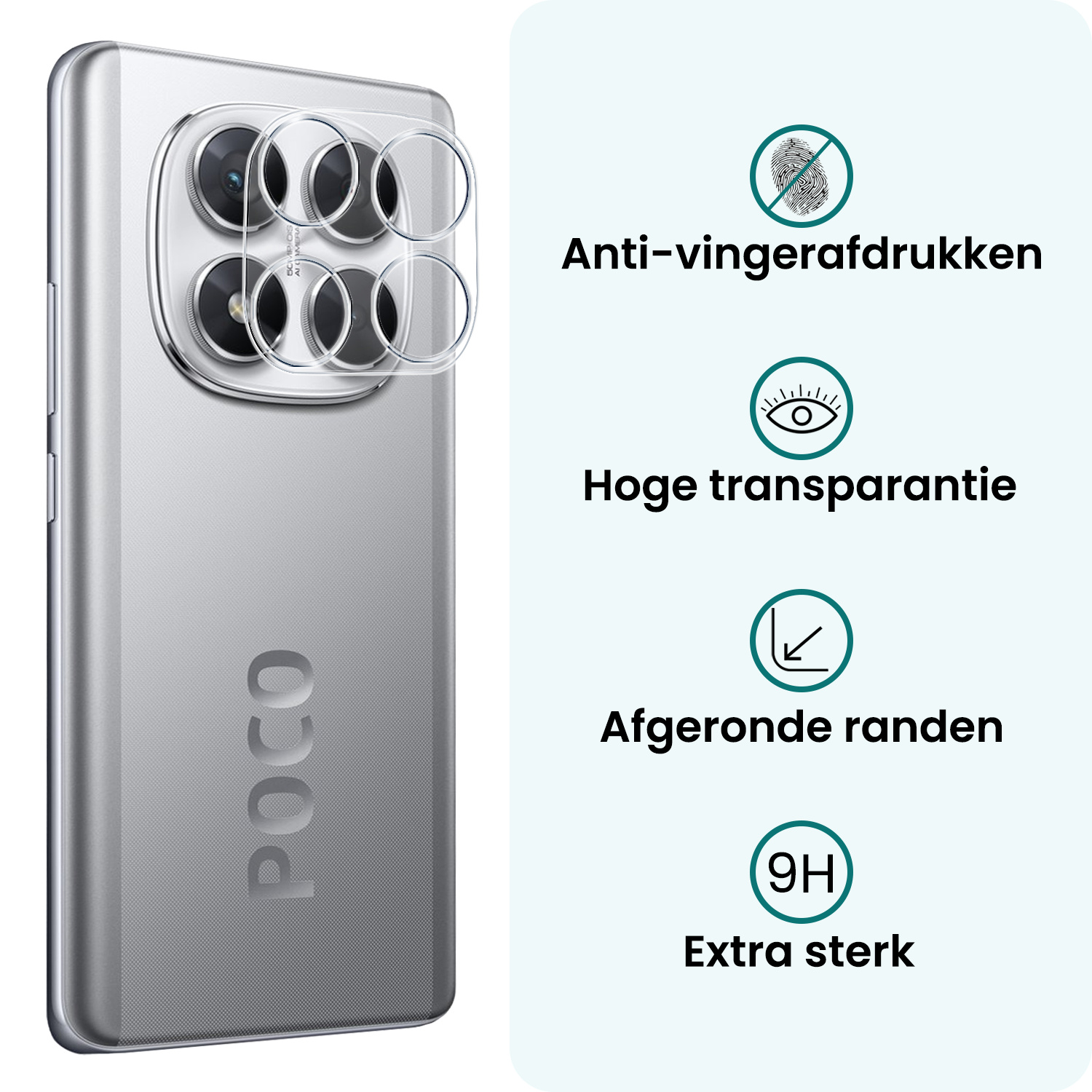 Forterra Forterra Xiaomi Poco X7 Camera Screenprotector