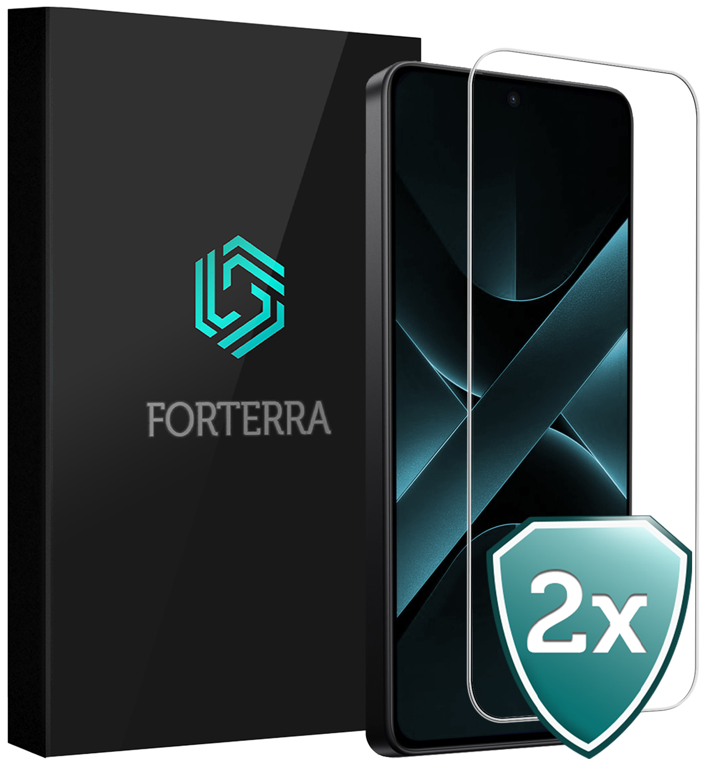 Forterra Forterra Xiaomi Poco X7 Pro Screenprotector - 2 PACK