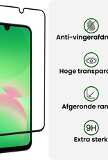 BASEY. BASEY. Samsung Galaxy A26 Screenprotector Glas Full Cover - 2 PACK