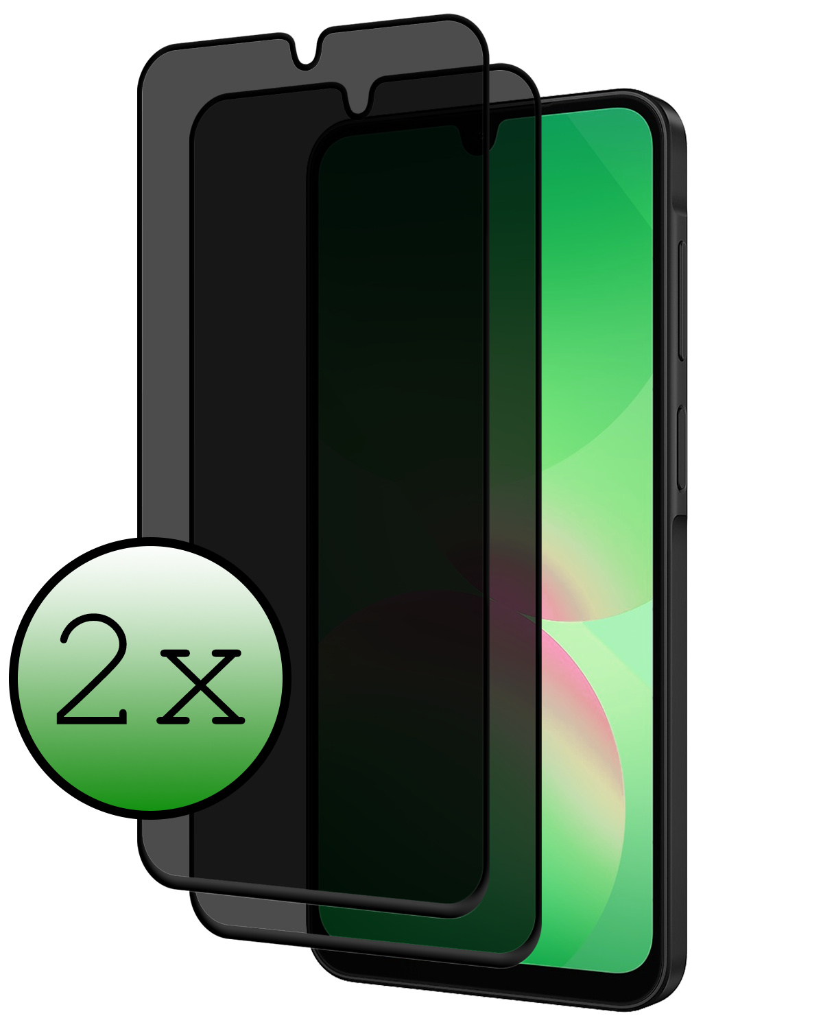 BASEY. BASEY. Samsung Galaxy A26 Screenprotector Glas Privacy - 2 PACK